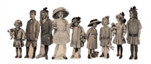Parker, Bill, Winifred, Gleniver, Pullin, Brunhilde, Ruth, Marjory, and Margaret