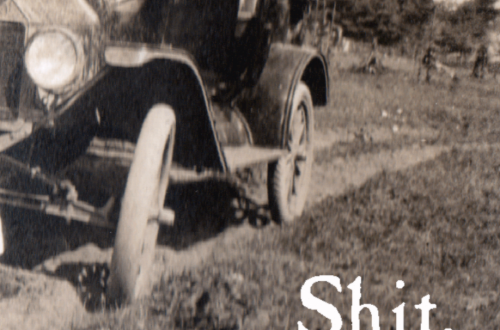 vintage card with swearing