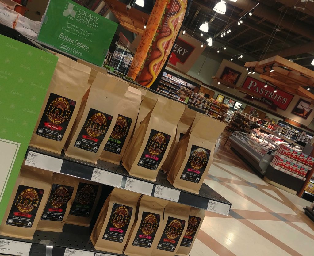 Metro Store coffee display