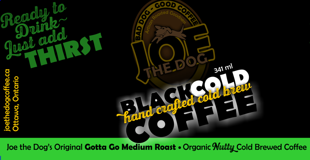 Cold Brew coffee label